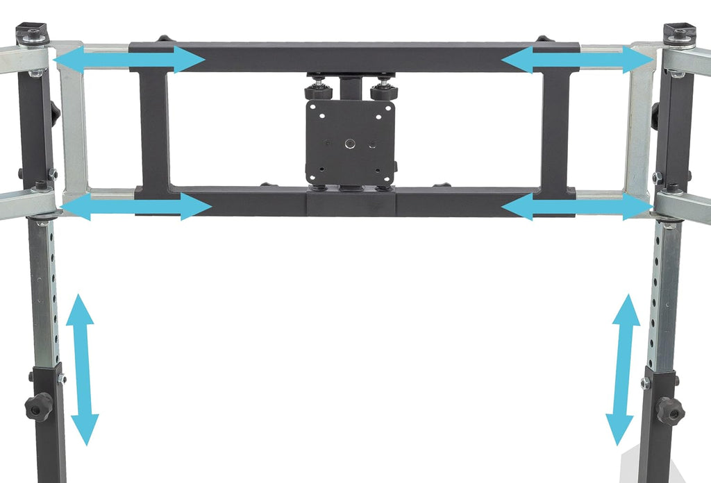 Triple Monitor Floor Stand for Racing and Flight Simulators, VESA Mount U746595