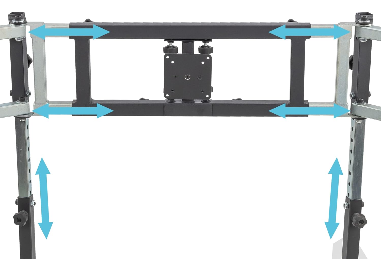 Triple Monitor Floor Stand for Racing and Flight Simulators, VESA Mount U746595