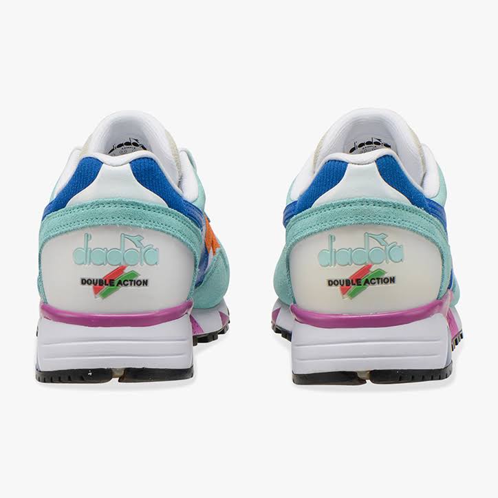 Blue Orange Lilac Trainers H35030