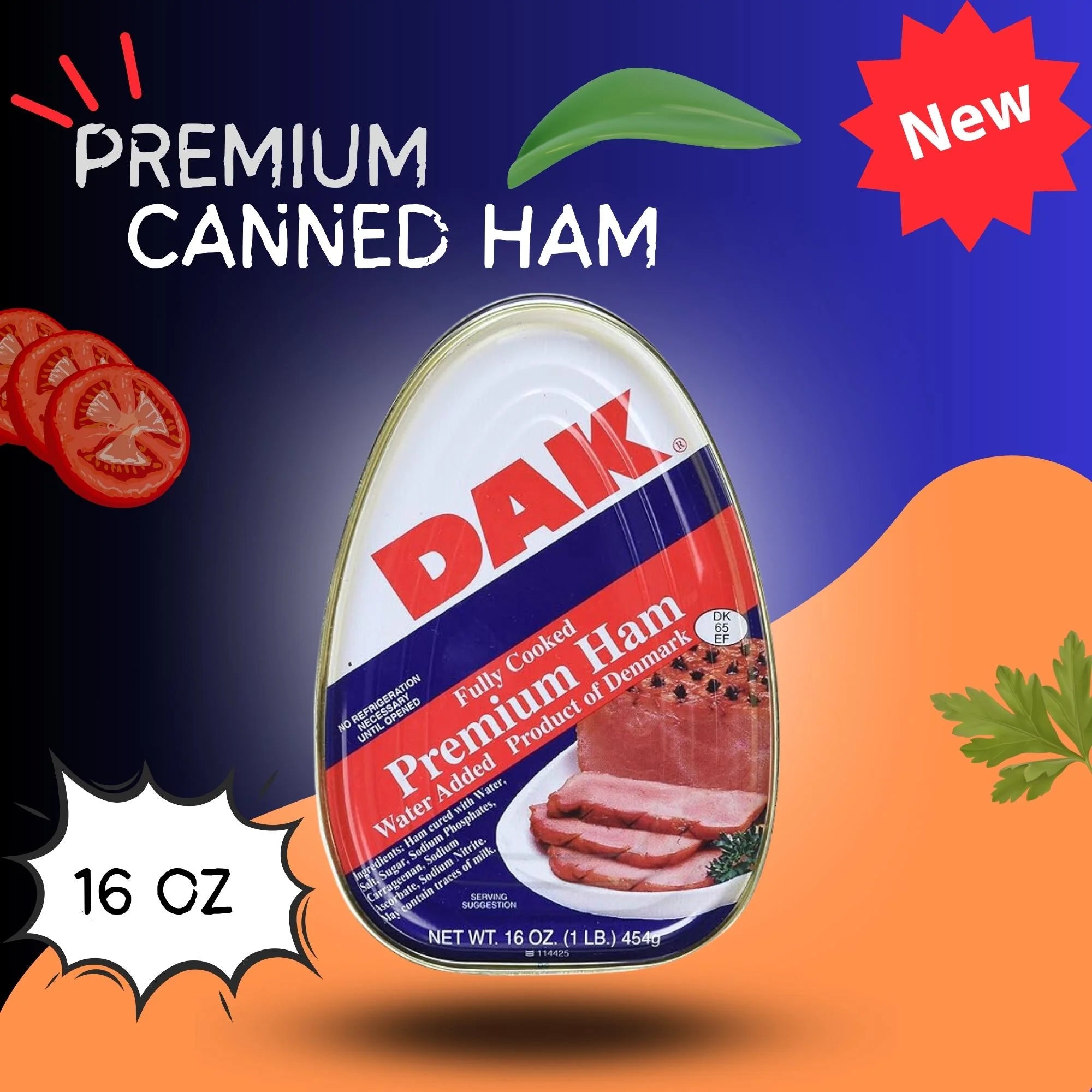 Canned Ham, Fully Cooked Ready to Eat, 4 ct. (16 oz) V4606