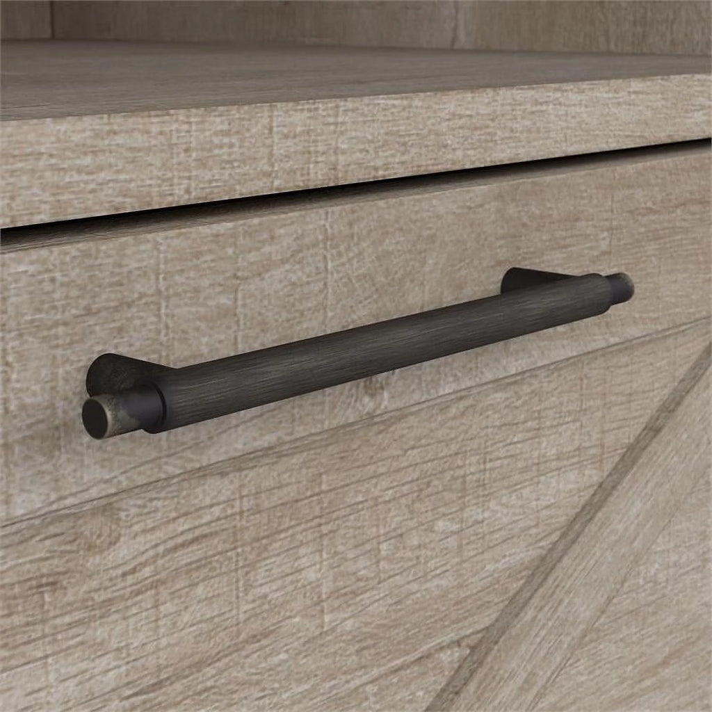 Lateral File Cabinet with Shelf in Washed Gray X9244