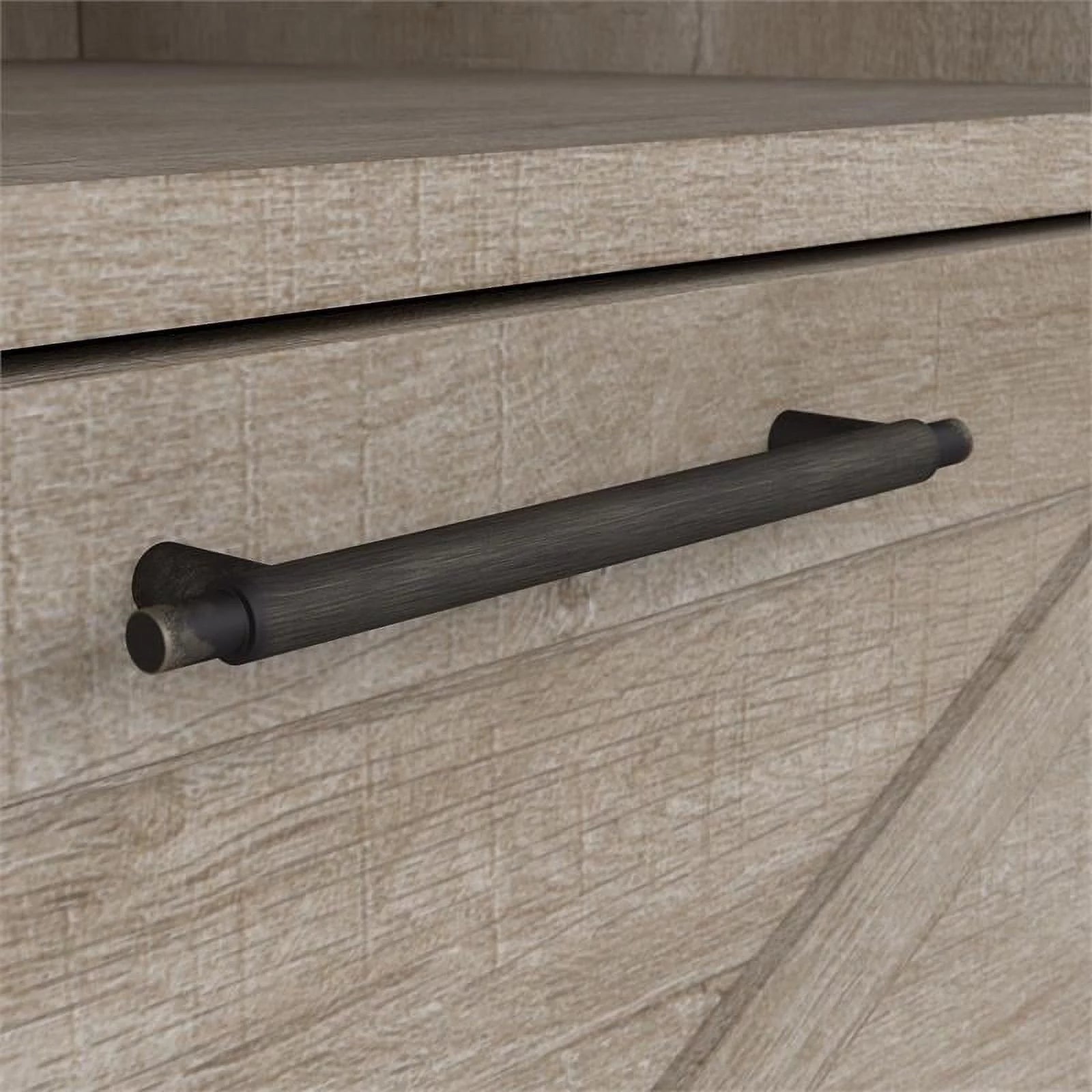 Lateral File Cabinet with Shelf in Washed Gray X9244