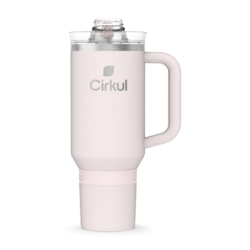 40oz Stainless Steel Tumbler with Handle, Double-Wall Insulated T7917