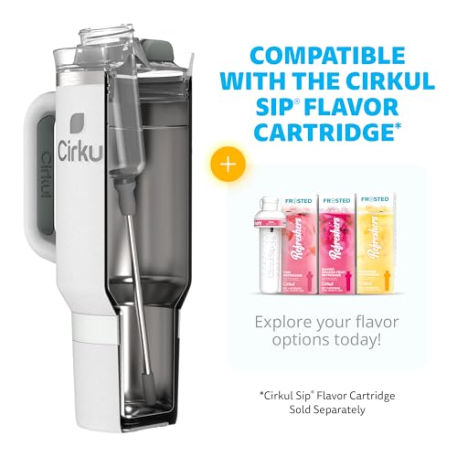 40oz Stainless Steel Tumbler with Handle, Double-Wall Insulated T7917
