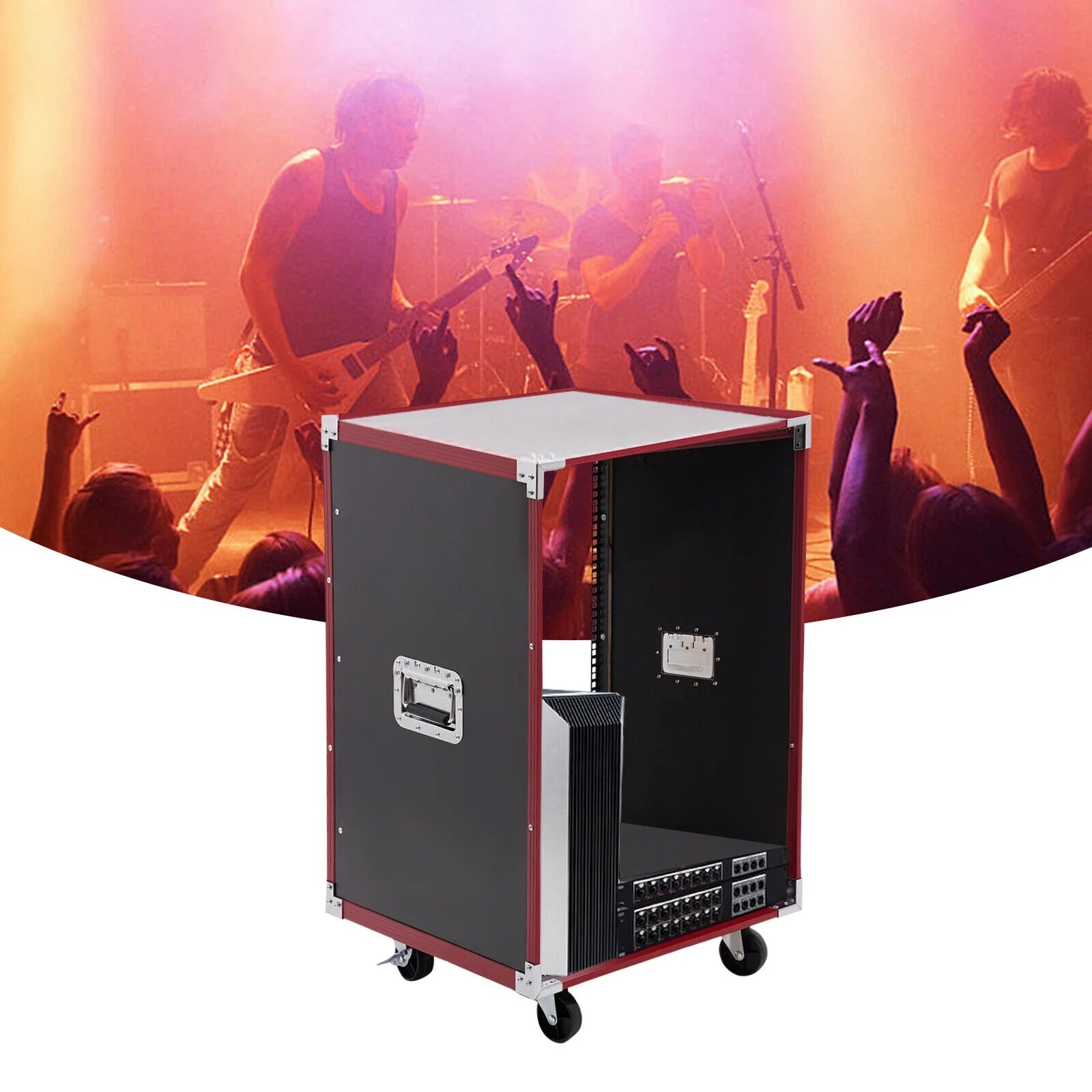 16U Network Server Cabinet with Wheels B671732