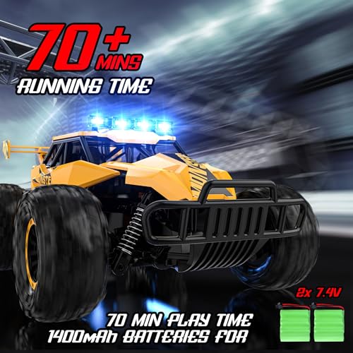 Remote Control Car, 2.4GHz High Speed 33KM/H RC Truck, Off Road with LED Headlight Z515