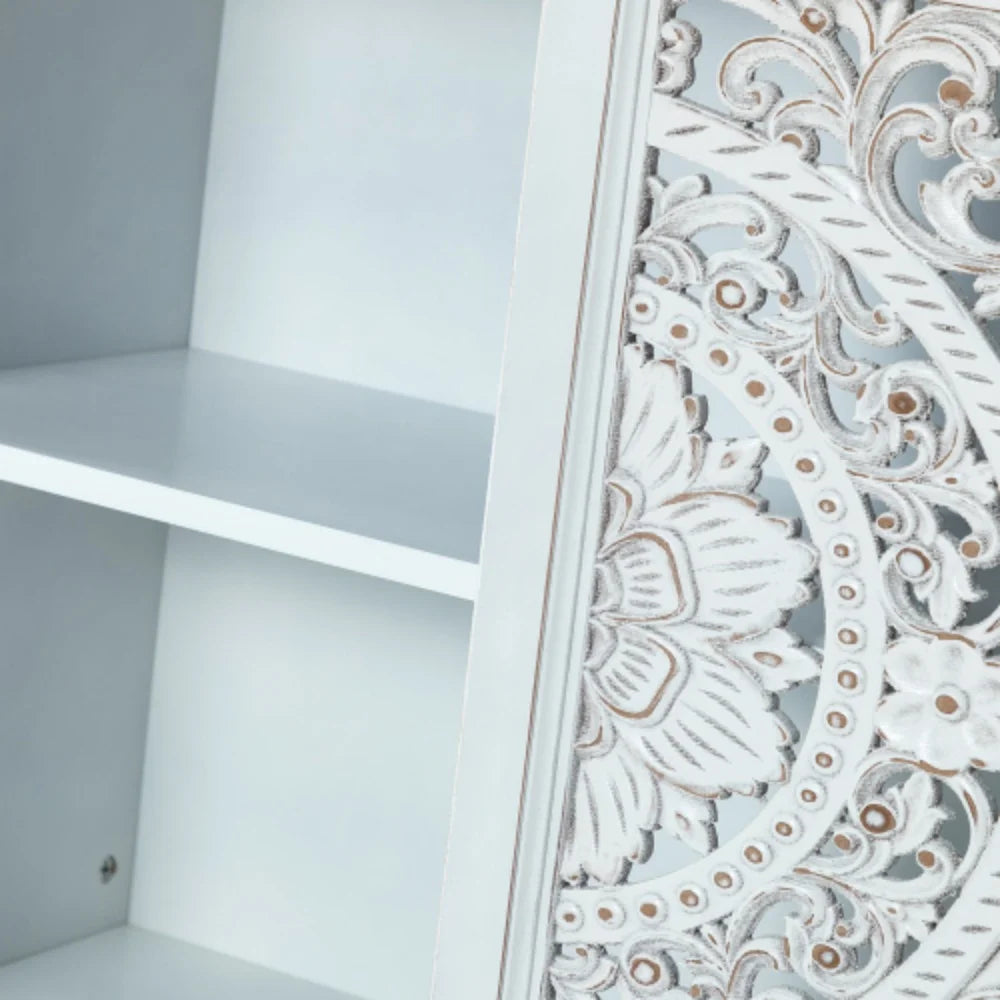 White 32" Tall 2-Door Accent Cabinet B47990