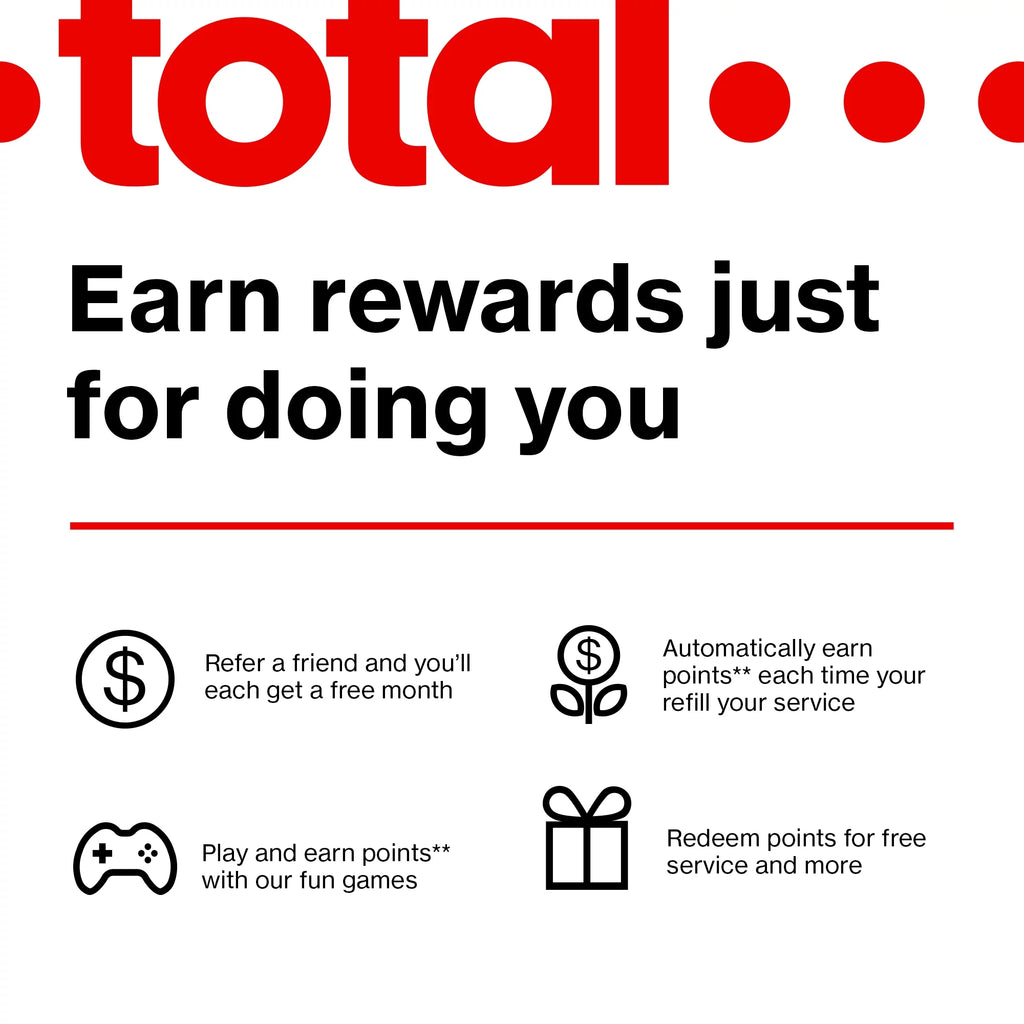 $60 Unlimited 30-Day 2 Lines Prepaid Plan with 30GB Shared Data and 10GB Mobile Hotspot Per Line N77163