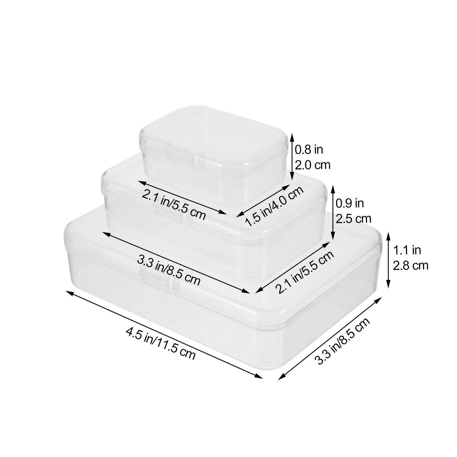 Storage Baskets with Lids Plastic Box B337