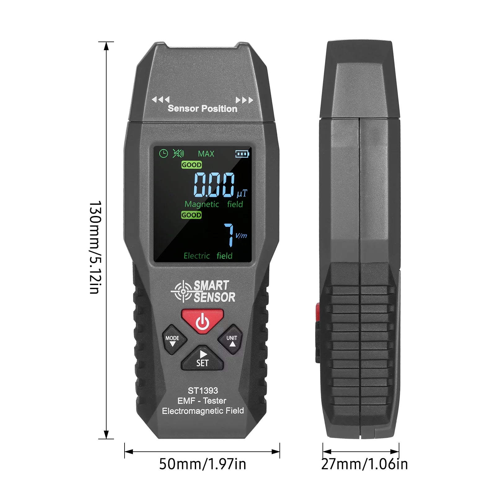 EMF Meter Handheld Digital LCD Radiation Tester I1103