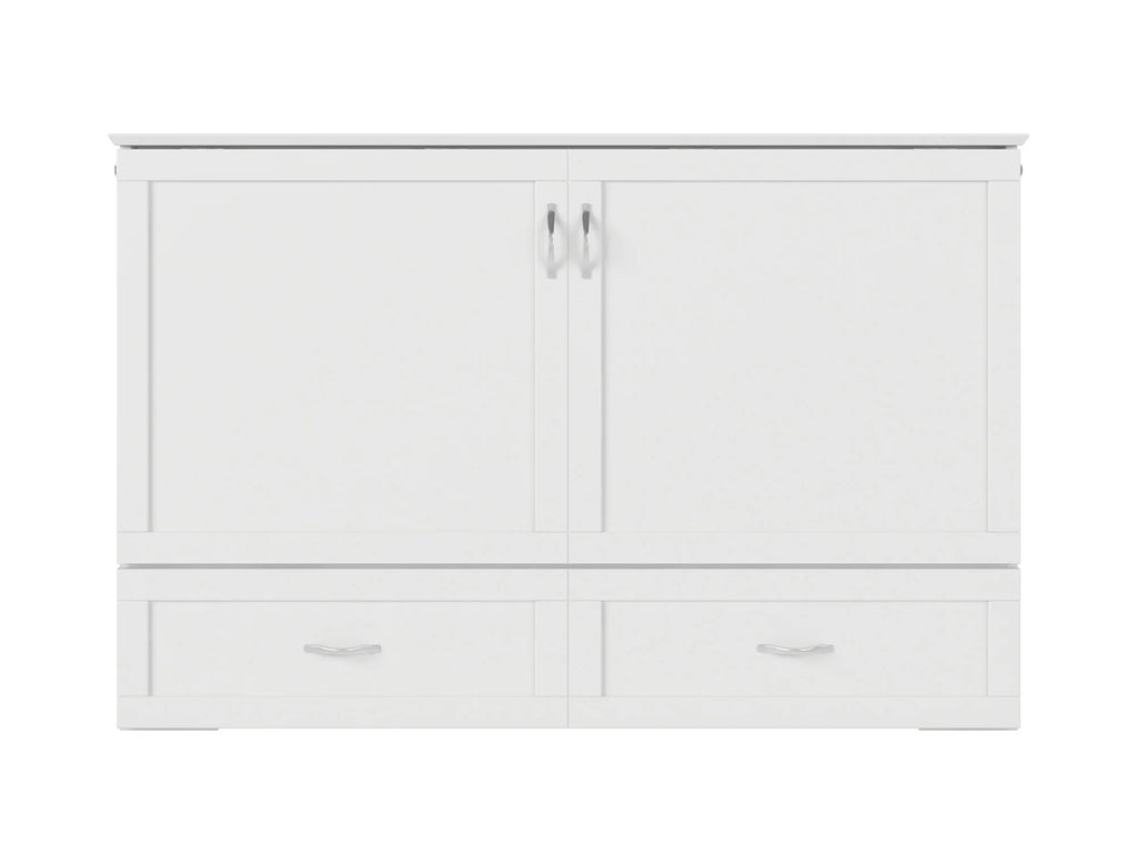 Queen Murphy Bed Chest with Charging Station J79477