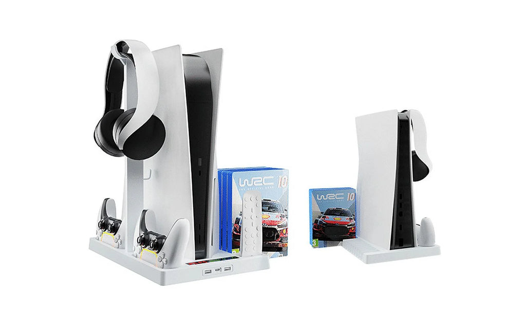 PS5 Video Game Console Disc Edition with Horizon Forbidden West Bundle and Cooling Stand E528633