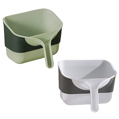 Wall-Mounted Trash Bin for Kitchen Bathroom, Small Plastic Garbage Can L272