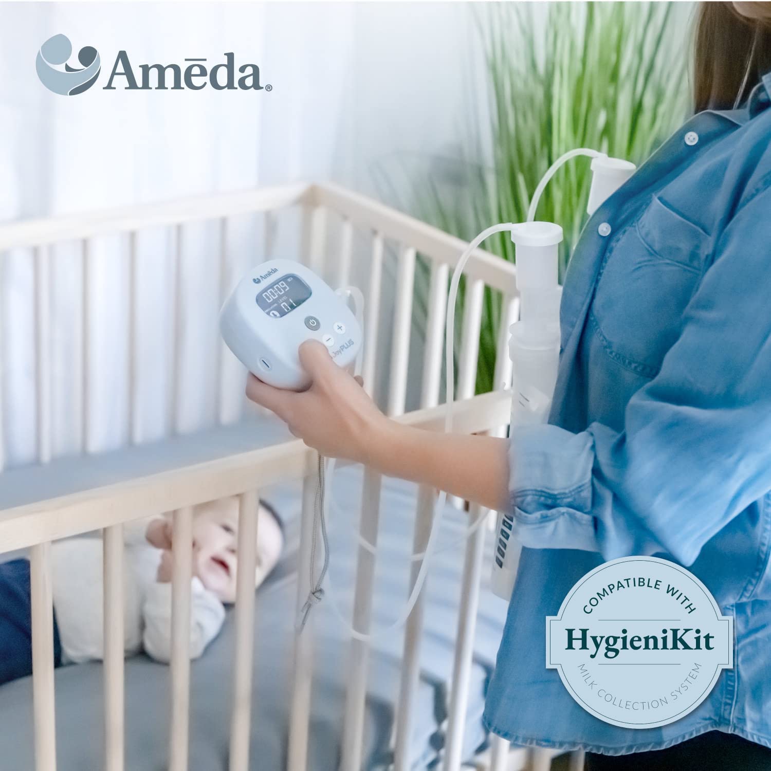 Double Electric Rechargeable Breast Pump, Portable & Quiet S27580