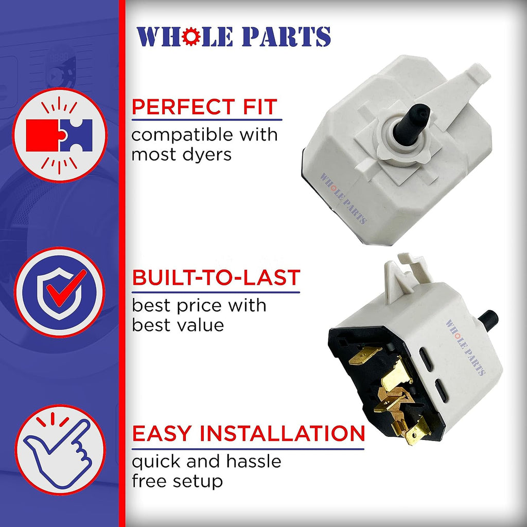 Dryer Start Switch Replacement Part W10446920 I2345