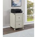 OS Home and Office Furniture 18.94" 2-Drawer Wood File Cabinet in Champagne Oak