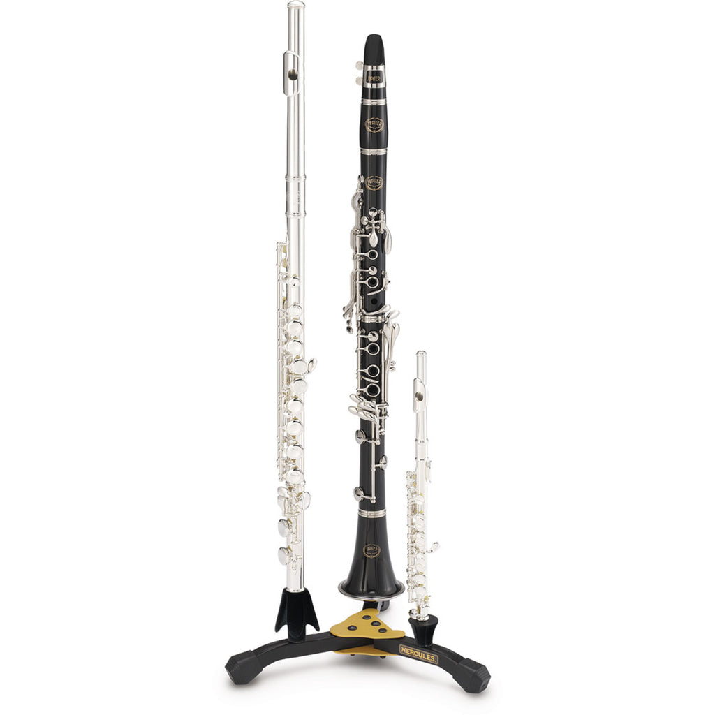 Flute and Clarinet Stand with Piccolo Pegs and Carrying Bag B332