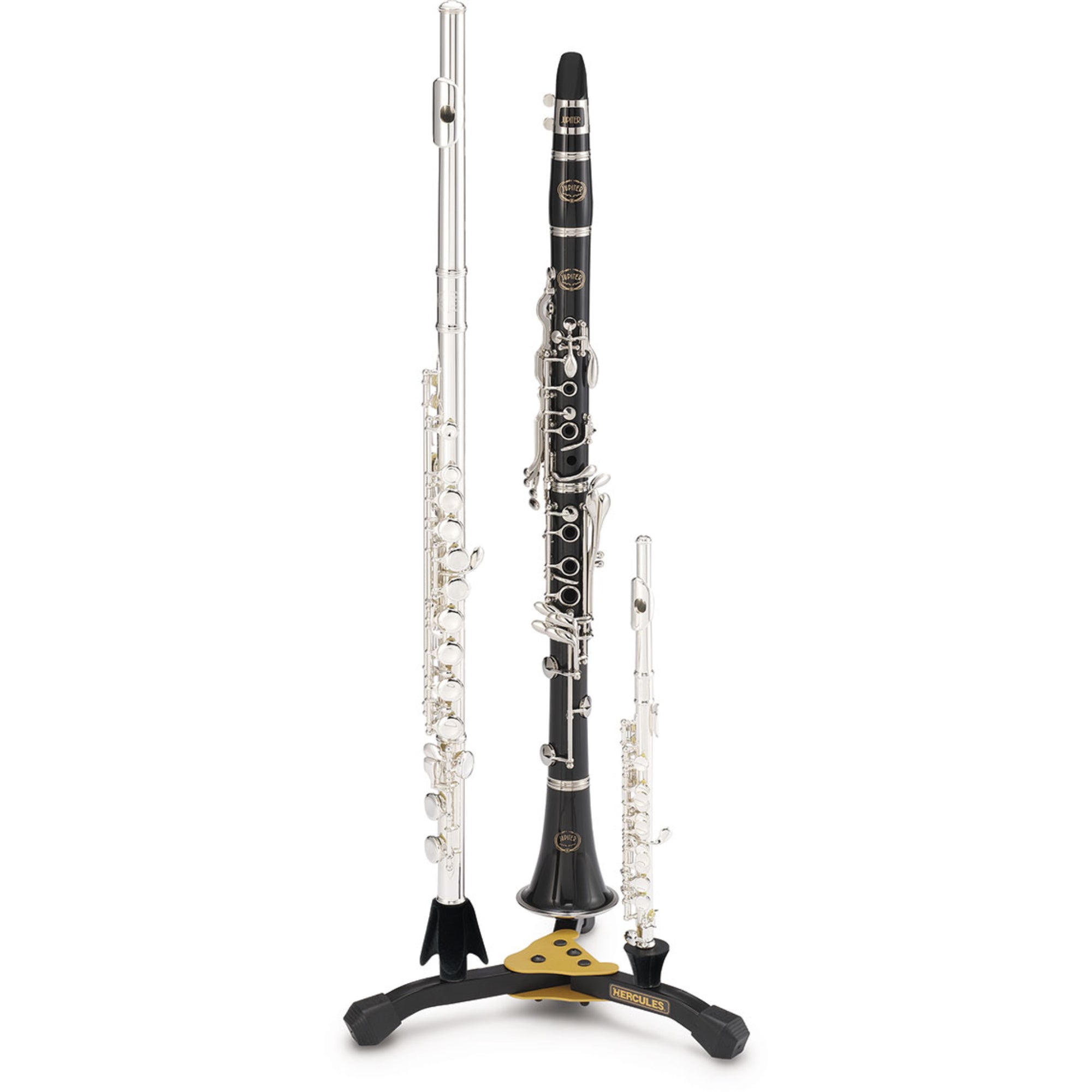 Flute and Clarinet Stand with Piccolo Pegs and Carrying Bag B332