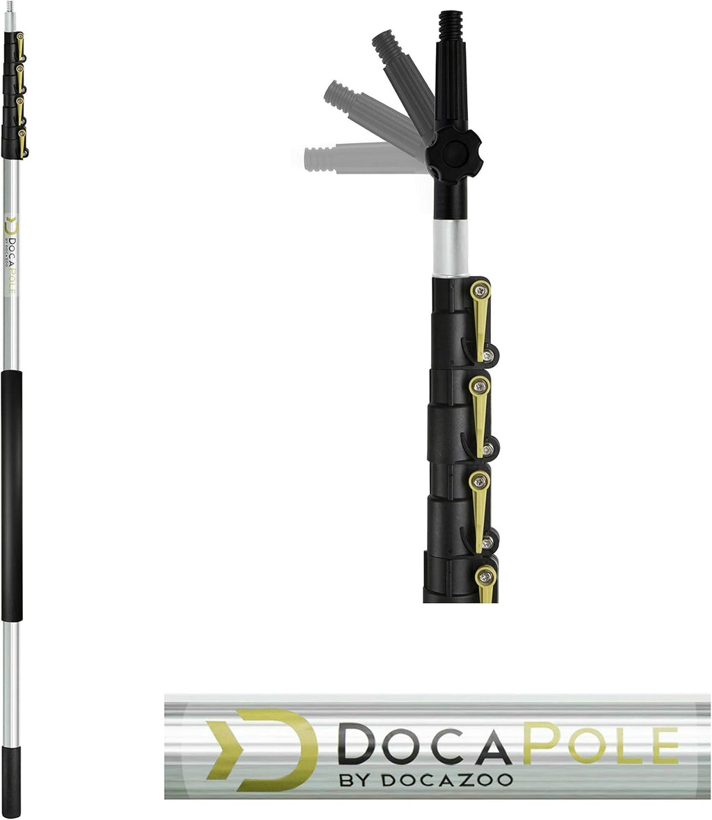 Wall Duster with Telescoping Pole and Microfiber Cleaning Head for Ceilings F21407