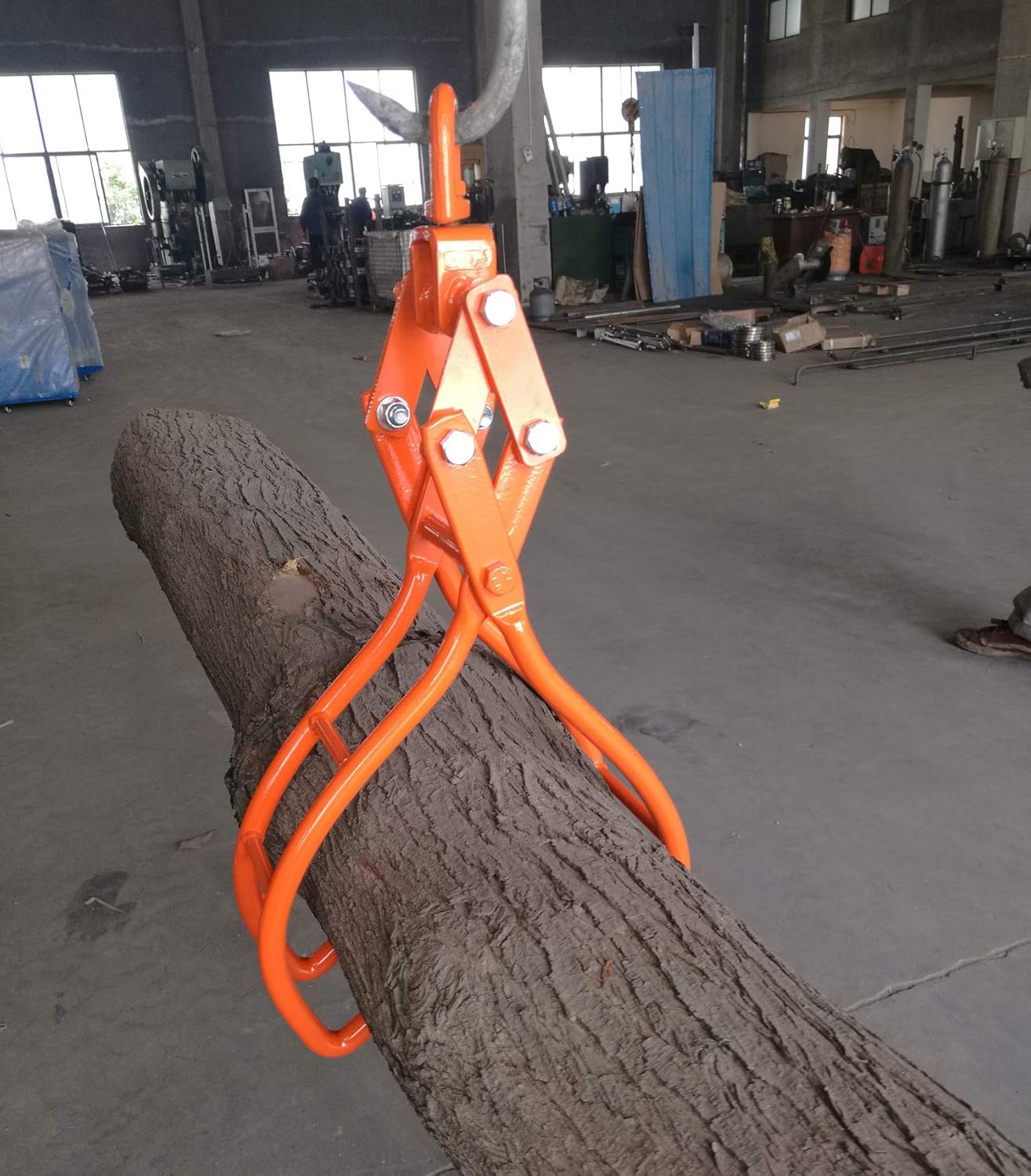 Log Lifting Tongs 28" 4 Claw Heavy Duty Solid Steel G34632