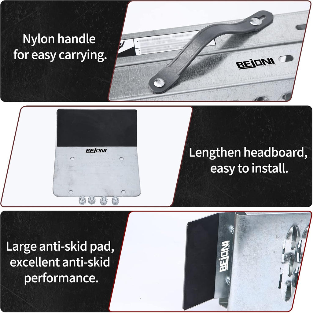 Folding Heavy Duty Steel Loading Ramps for Truck & Trailer, 950 lb Capacity, 1 Pair H667476