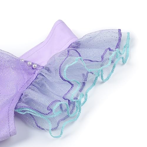 Girls Little Mermaid Princess Dress Costume C4359