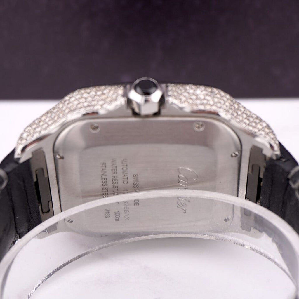 Men's Steel Chronograph Watch with Diamonds W440141