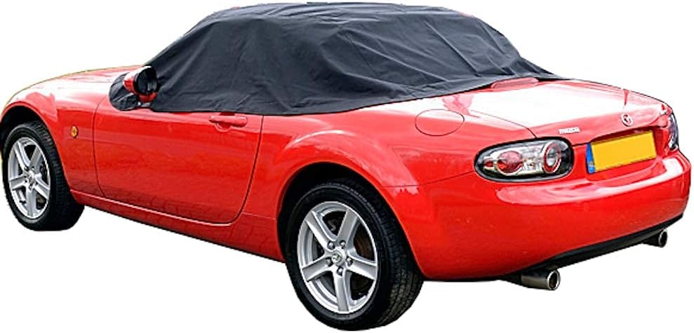 Custom-fit Soft Top Roof Protector Half Cover for Mazda Miata MX5 Mk3 T1547