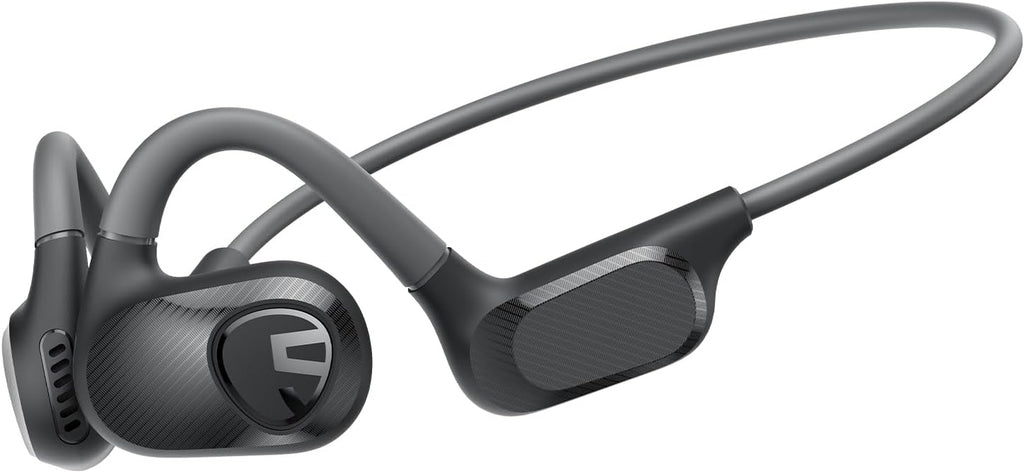SoundPEATS RunFree Lite2 Open Ear Headphones Bluetooth 5.3 Air Conduction Wireless Headphones Sport Earbuds with Enhanced Bass, Dual-Mic Call Noise Reduction Earphones for Cycling