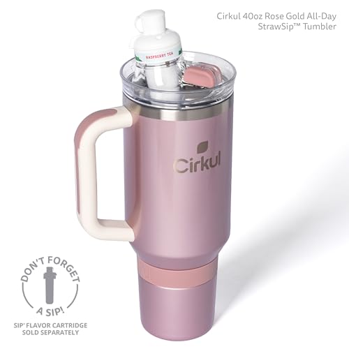 40oz Stainless Steel Tumbler with Handle, Double-Wall Insulated T7917