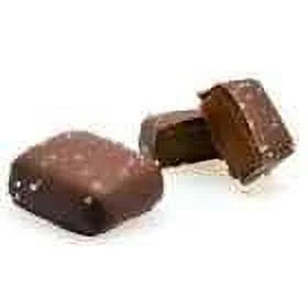 Dark Chocolate Sea Salt Caramel Squares ~ 1lb BAG ~ SHIPS FREE