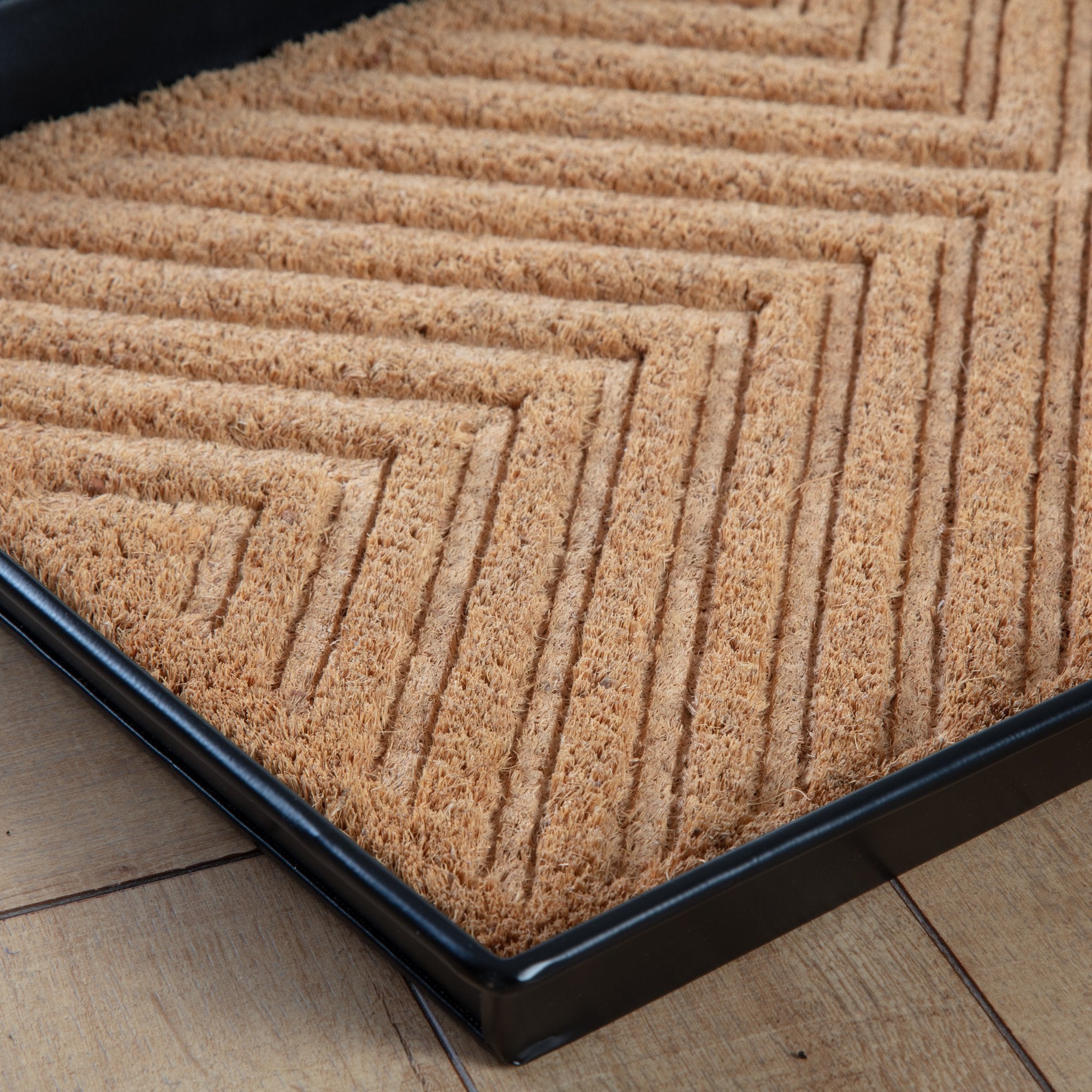 Metal Boot Tray with Coir Insert H180467