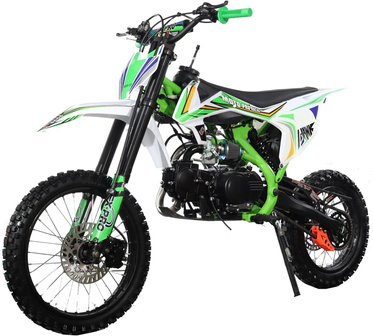 125cc Dirt Bike with 4-Speed Manual Transmission, 17"/14" Tires Y77880