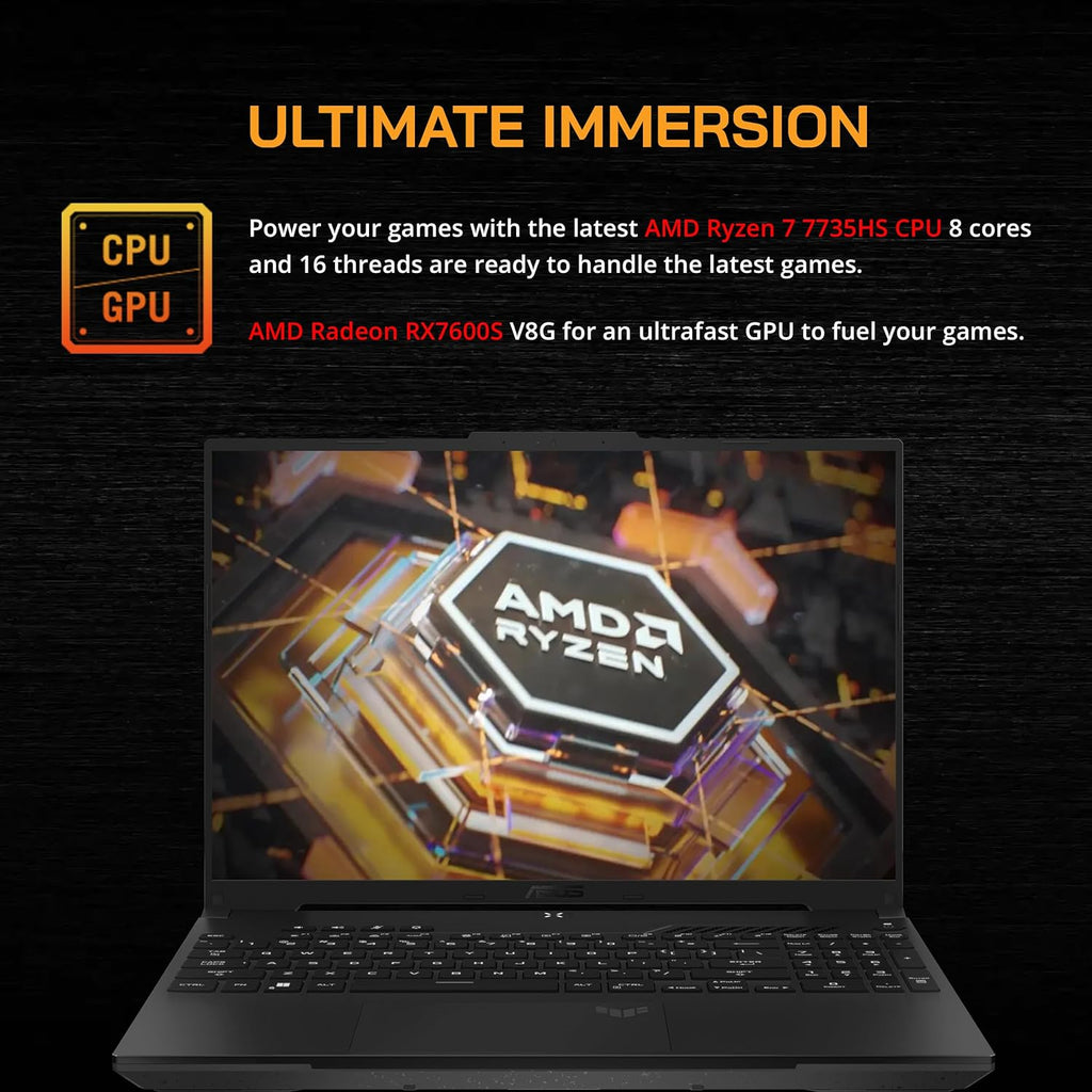 16" FHD 165Hz Gaming Laptop, AMD Ryzen 7, 64GB DDR5 RAM, 2TB SSD D34611