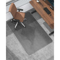 Frosted Chair Mat for High Pile Carpet &amp; Hardwood Floor, PC Material, Heavy Duty, Prevent Rolling Damage, Desk Rug for Office &amp; Home, Grey