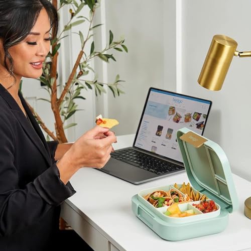 Leak-Resistant Bento Lunch Box for Adults, Teens, Reusable BPA-Free Meal Prep Container E831