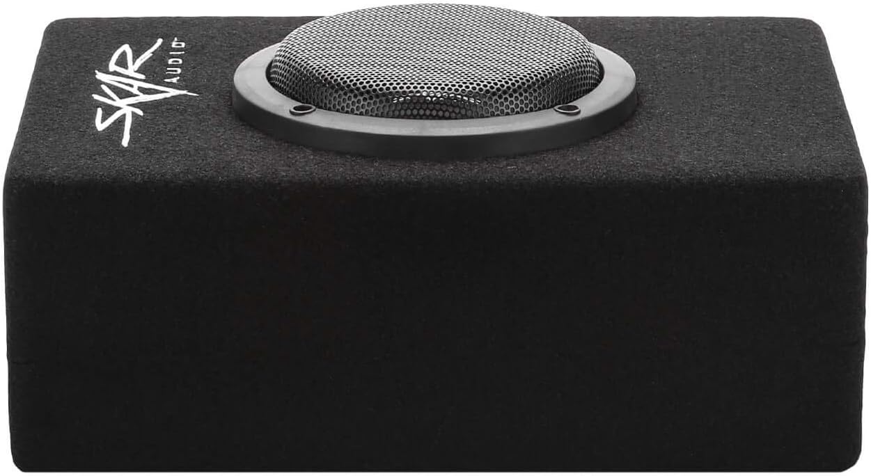 6.5" 400 Watt Low Profile Car Subwoofer Enclosure H385048