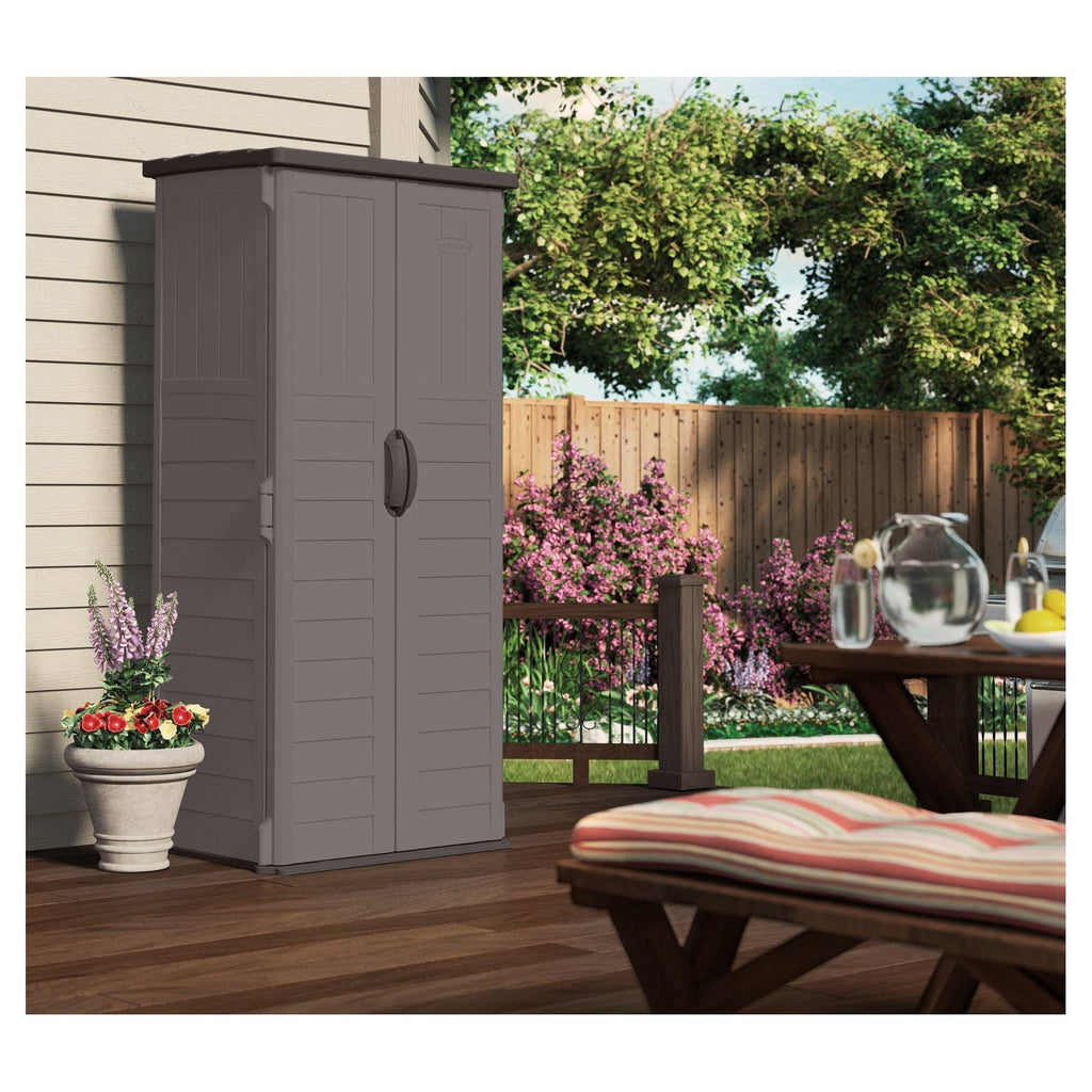 Vertical Storage Shed, Gray Y151879