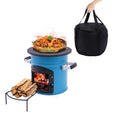 Outdoor Portable Camping Rocket Stove Camping Wood Stove Picnic Cook Tent Stove