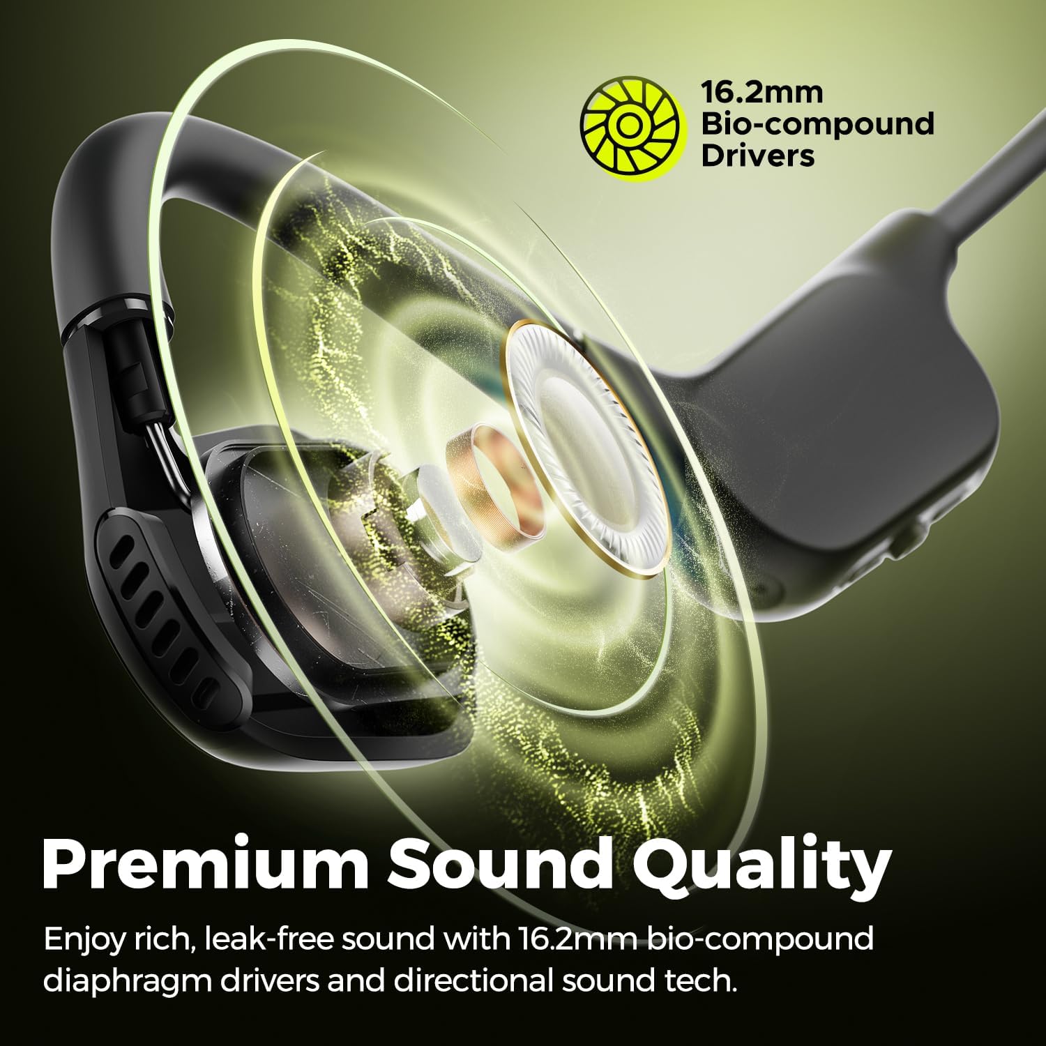 Open Ear Headphones Bluetooth 5.3 Wireless Sport Earbuds U7379