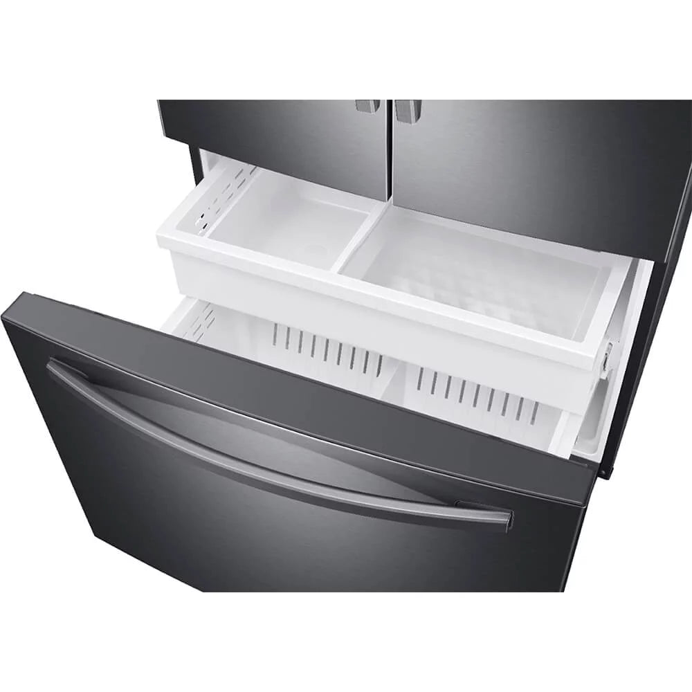 French Door Refrigerator 28 Cu. Ft. Black Stainless W18356