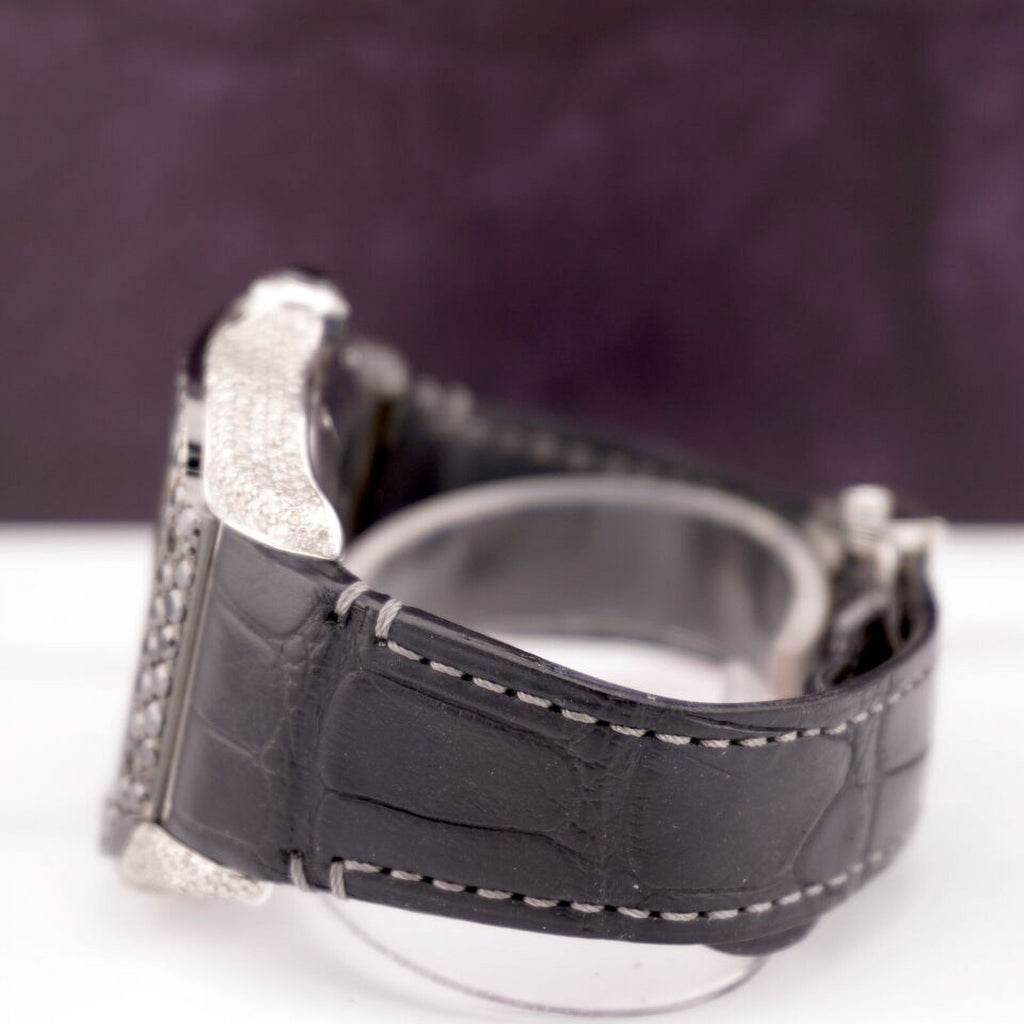 Men's Steel Chronograph Watch with Diamonds W440141