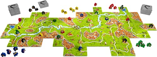 Carcassonne 20th Anniversary Edition Family Board Game, Strategy Adventure for Ages 7 and Up, 2-5 Players T99333