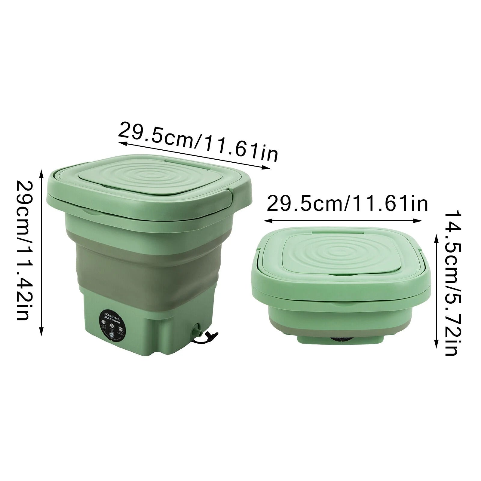 Foldable Mini Washing Machine for Travel Camping C892826