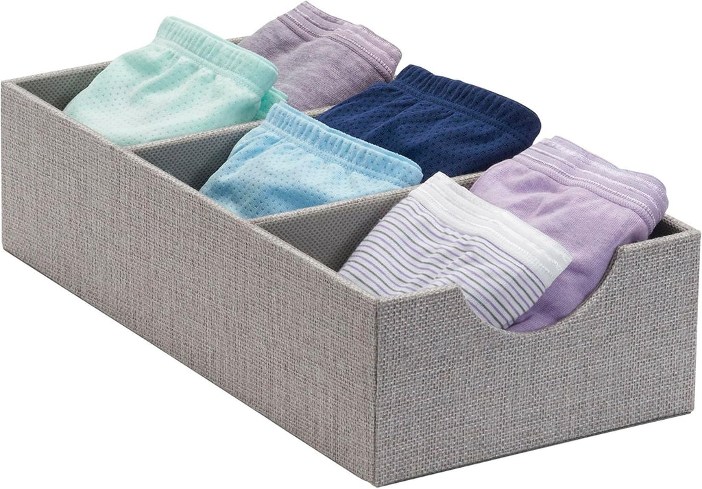 Deep 3 Section Drawer Organizer Box for Storage U574