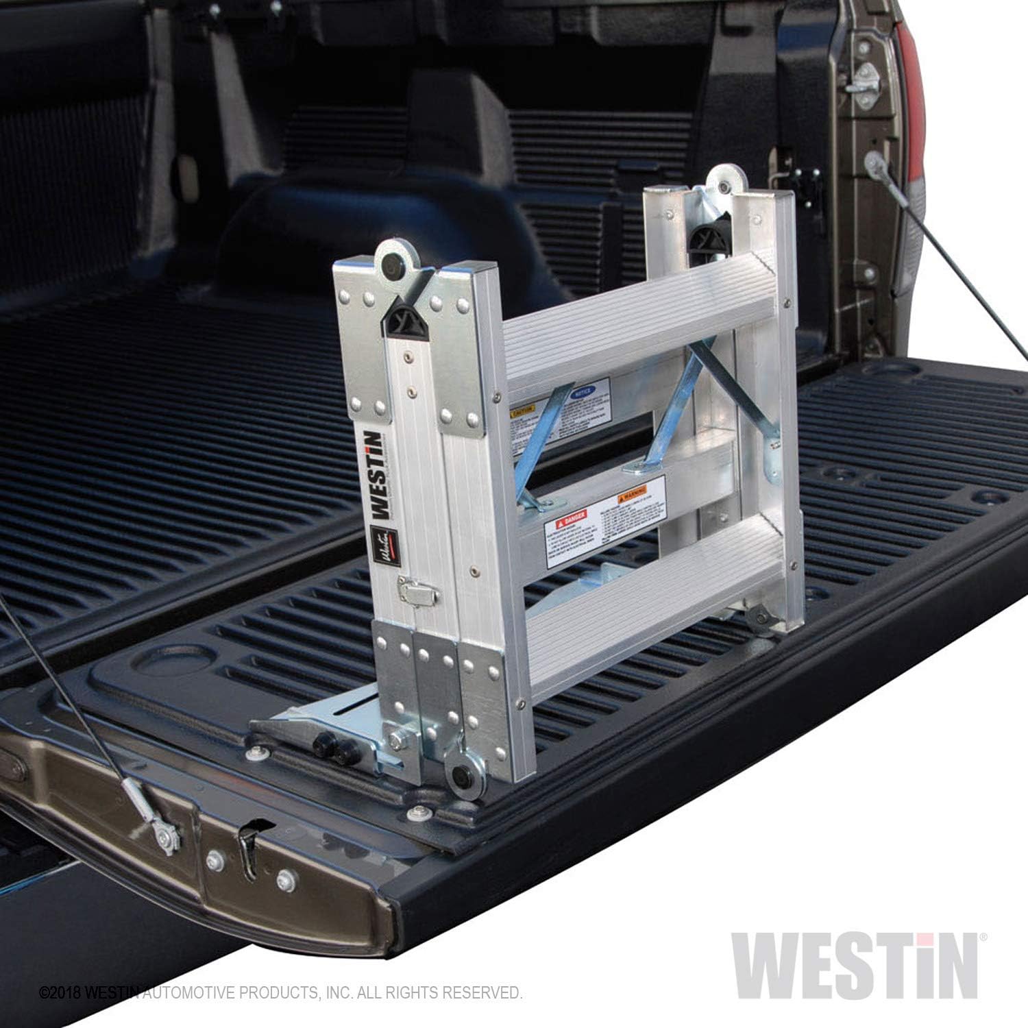 Truck Tailgate Ladder, Silver X26971