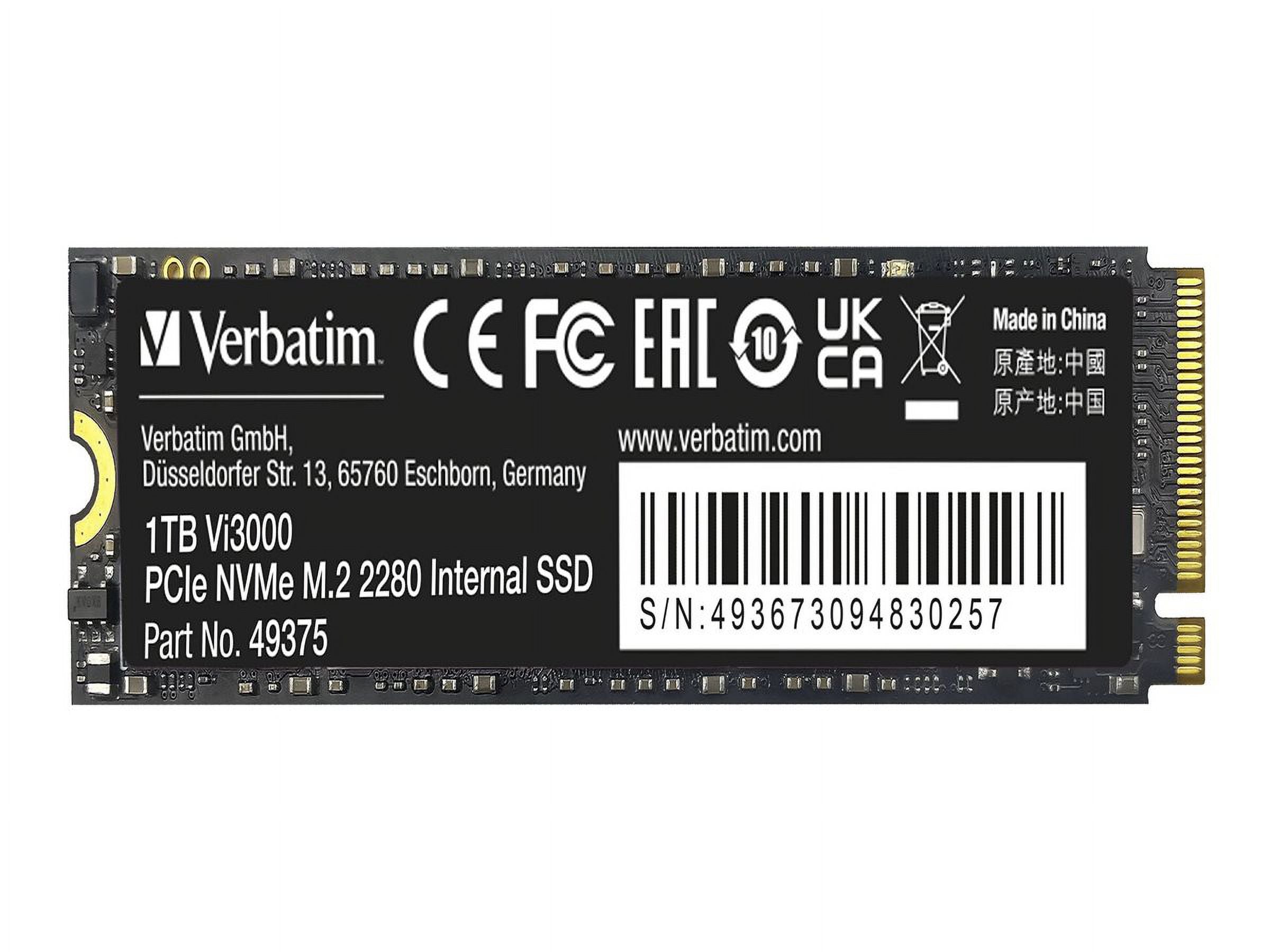 1 TB M.2 2280 NVMe PCIe x4 Internal Solid State Drive O74097