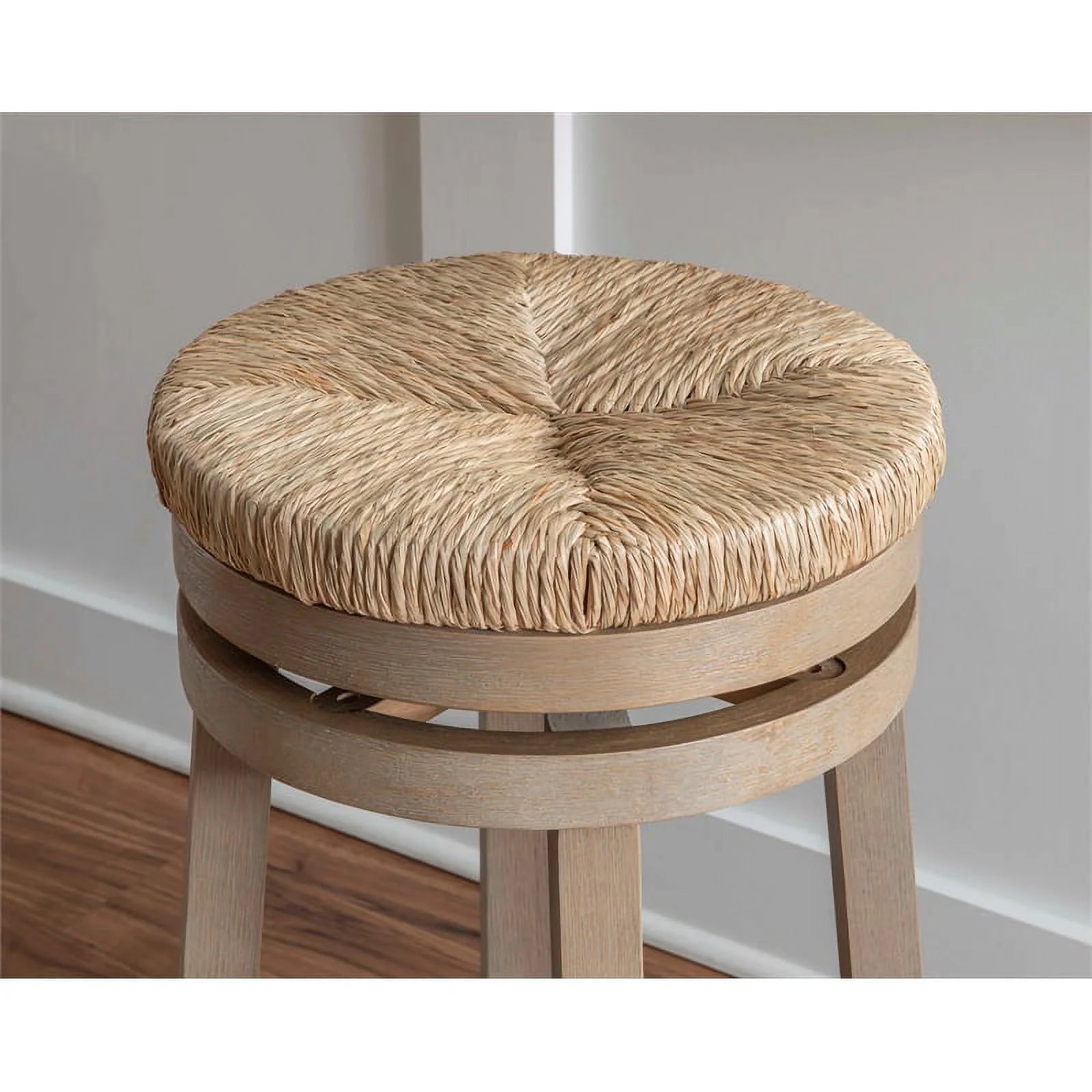 Counter Stool with Swivel Seat in Natural Brown G529