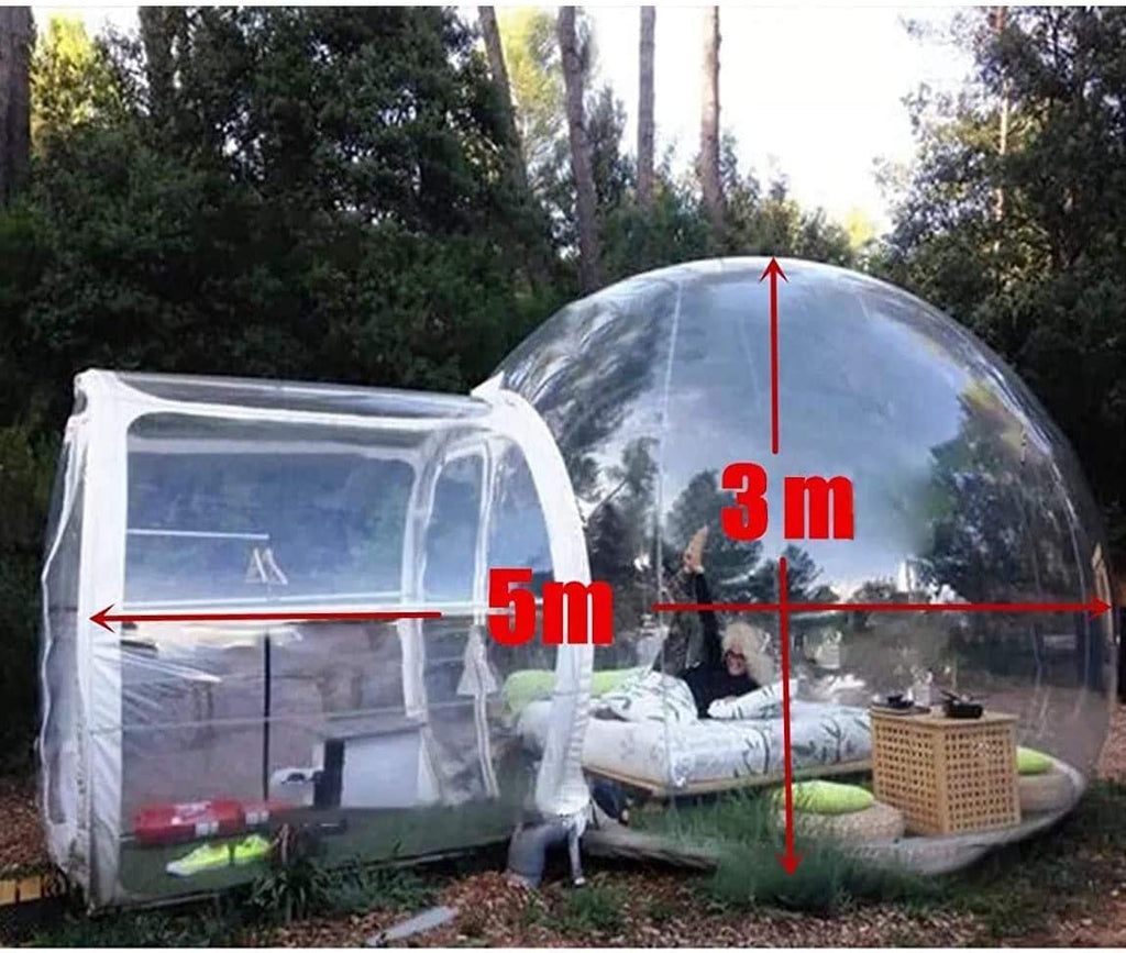 Outdoor Inflatable Clear Bubble Tent Canopy for Family Camping G4165