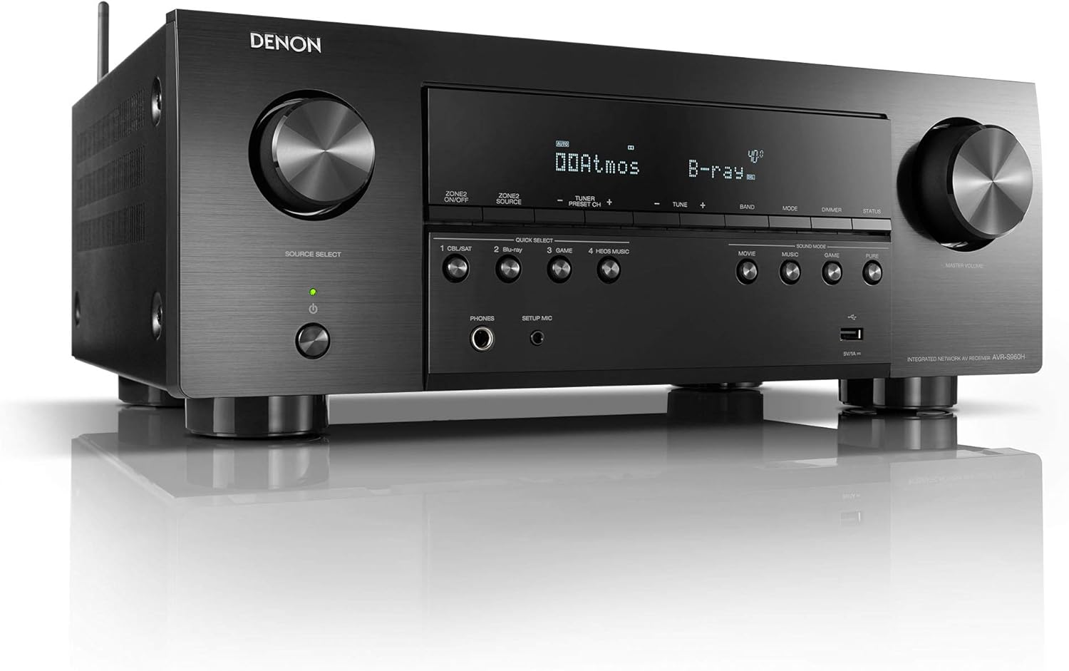 8K Ultra HD 7.2 Channel AV Receiver for Gaming and Music Streaming K290